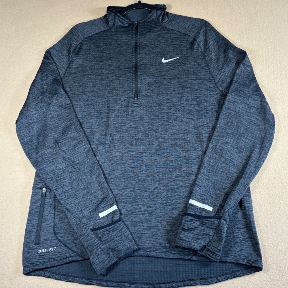 Nike Mens Dri-FIT Element Sphere Half-Zip Running Top Grey 918914-010 Large